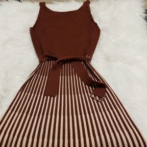 Beautiful belted dress size medium